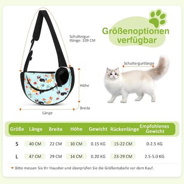 Сумка-переноска для собак та котів ALLSOPETS, блакитний Corgi, S, для подорожей та кемпінгу