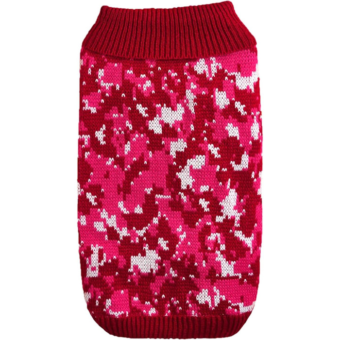 Світшот для собак Jecikelon, камуфляж, з коміром-стійкою, теплий, для маленьких собак та котів, розмір L, зелений