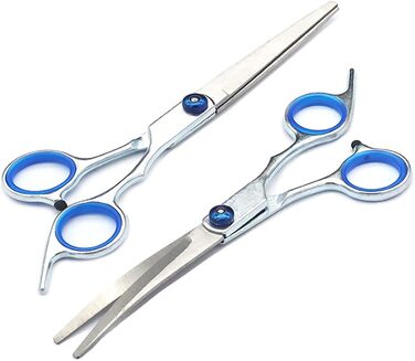 Набір ножиць для грумінгу собак та інших домашніх тварин 6 в 1, регульовані, з неслизькою ручкою