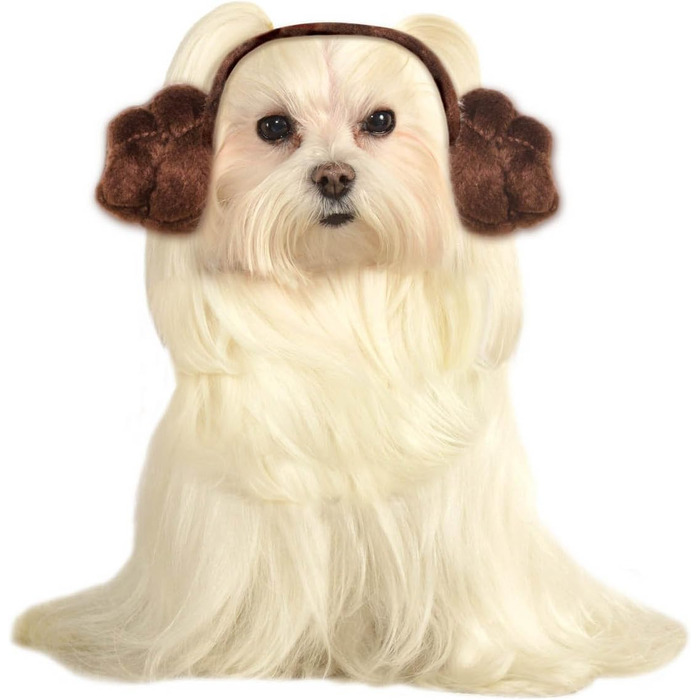 Костюм Юди для собак Rubie's Star Wars, розмір M/L (костюм Леї для собак, S/M)