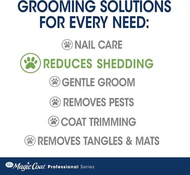 Професійна щітка для грумінгу домашніх тварин Four Paws, 2-в-1 (щітка-тріпач та вистригувач), для собак та котів, всі типи шерсті, середній розмір