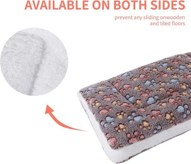 М'який теплий плед для собак та котів з фланелі, Coffee, 69 x 52 см