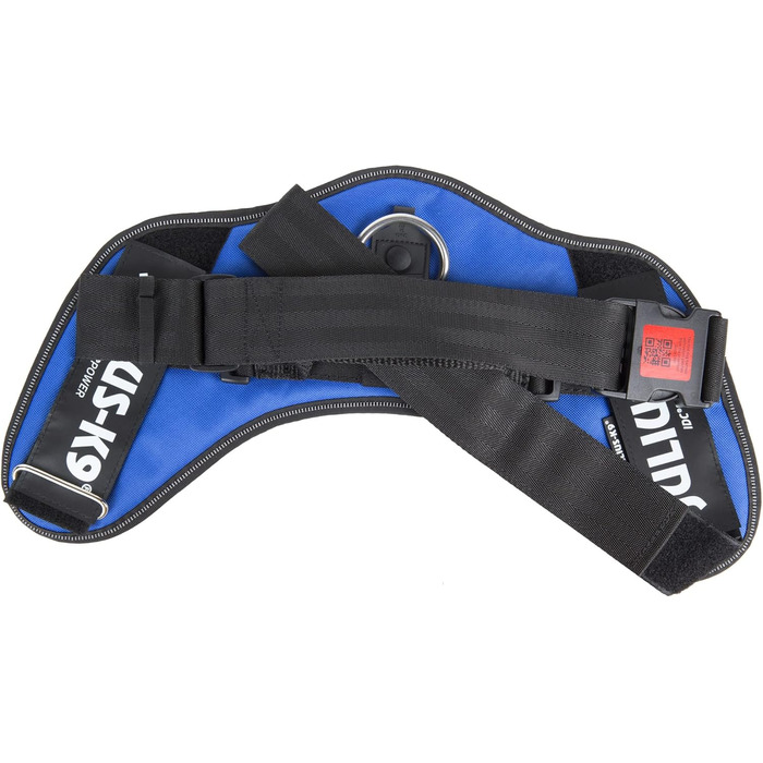 Пояс для собак Julius K-9 IDC Powergeschirre, індивідуальні написи, великий, середній, малий, 16IDC+CUSTOMP-ANT (Блакитний)