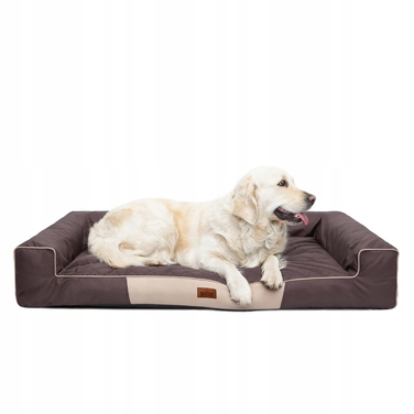 Ліжечко-канапе для собак Doggy, коричневе, 100 см x 65 см