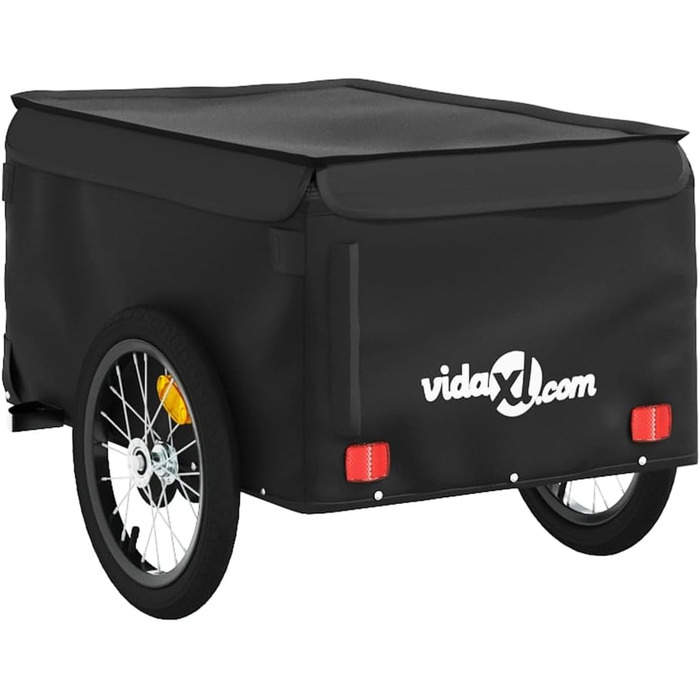 Причіп для велосипеда для собак, транспортний причіп, чорний, 45 кг, сталь, для щоденного транспортування, універсальний, легко монтується