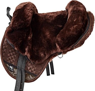 Сідло з овечої шкіри для поні Lammfell Fellsattel R1