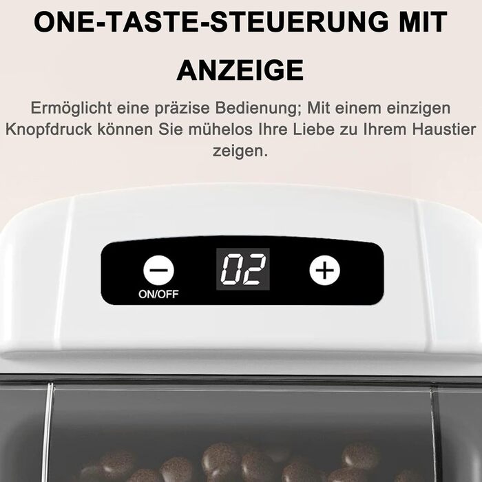 Автоматичний годівник для котів та собак Frienhund з таймером, велика ємність