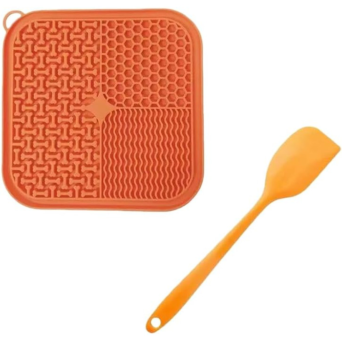 Набір мисок для собак та котів з повільною годівлею WANGQIQI (2 шт., 20*20 см)