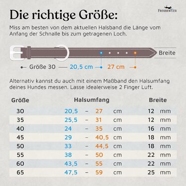 Схоплювач для собак Freudentier Alsterufer з натуральної шкіри (Sunset Orange, 33-44,5 см) - ручної роботи, EU