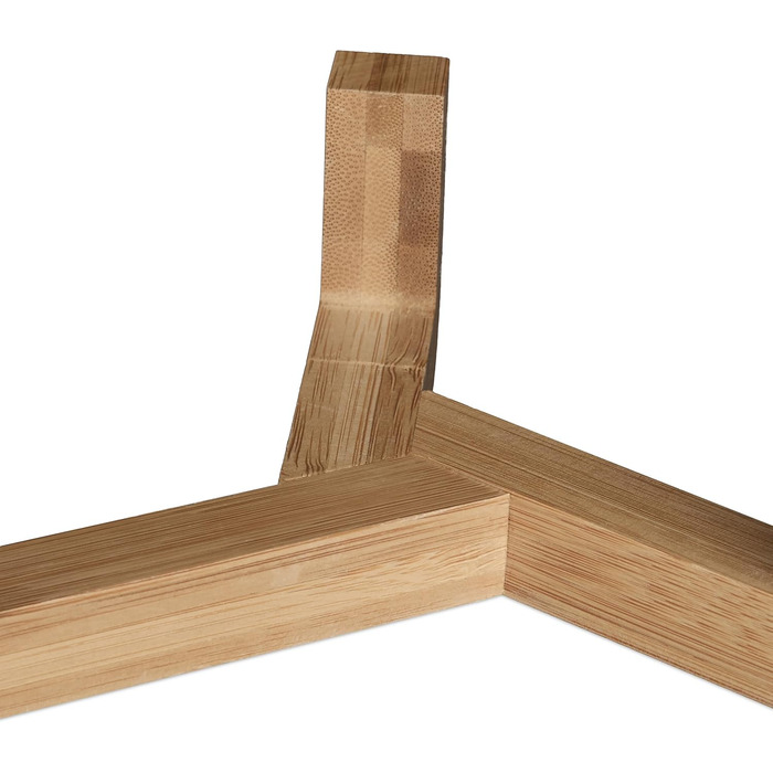 Миска для собак Relaxdays з кераміки, 850 мл, для корму та води, з бамбуковим каркасом, біла