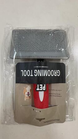 М'яка щітка Slicker з захисними кульками та масажним стрижнем для чутливої шкіри, для собак, котів, Лабрадудів з коротким та довгим волоссям. Видаляє ковтуни та відмерле волосся.