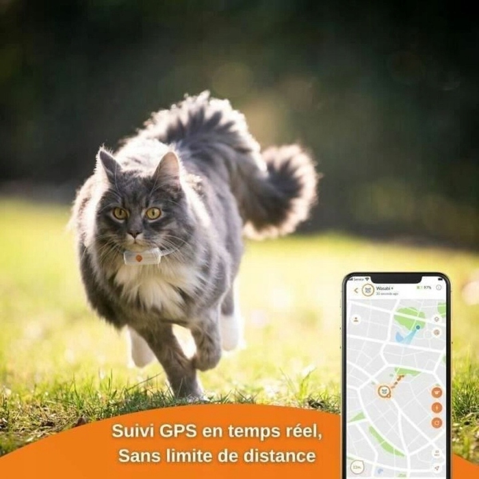 GPS-локалізатор для котів Weenect XS, білий