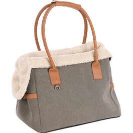 Сумка для собак Kuzco Braun – 40x25x29 см – поліестер, знімний підкладник, знімне дно, ніжки, страховка, ручки