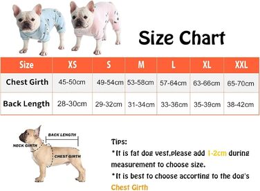 Піжама для собак, тепла, м'яка флісова, мила, костюм для цуценят, маленьких та середніх собак (Мops, Французький бульдог), розмір M, темно-синій