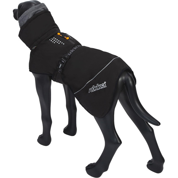 Теплий зимовий одяг Rukka Pets для собак (40, чорний)