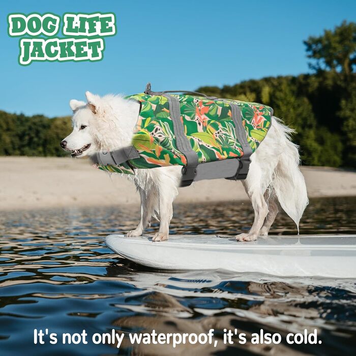 Рятувальний жилет для собак Schwiweste FainFun XL, водонепроникний, з регулюванням та ручкою для порятунку