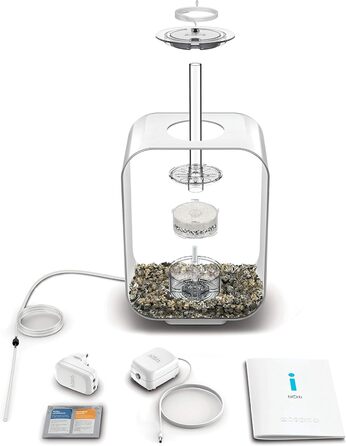 Акваріум-комплект biOrb LIFE 15 LED 15 л, білий, з фільтром, LED-підсвіткою, керамічним ґрунтом, акриловий
