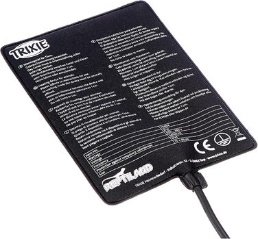 Килимок для обігріву тераріумних тварин TRIXIE 'Heizmatte', 20 x 30 см, 16 Вт