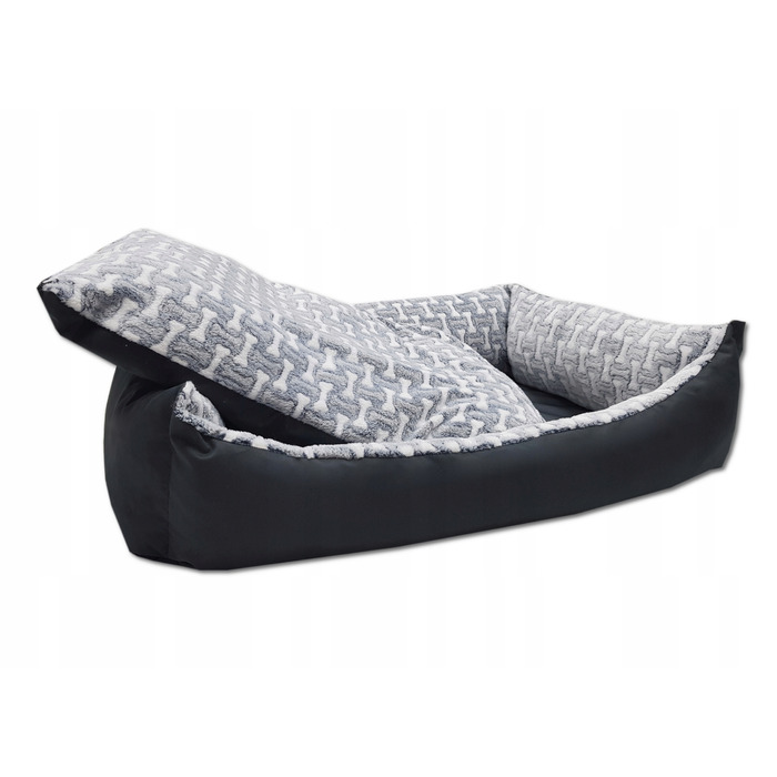 Велике лежак-диван для собак, м'який ковпак 100x70 см, розмір L