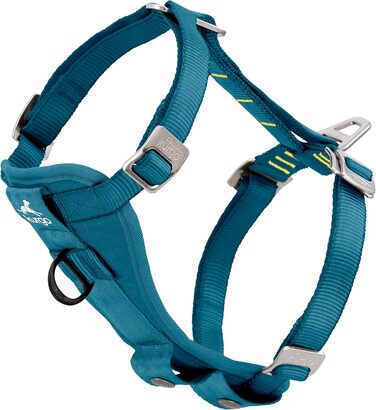 Автомобільна шлейка для собак Kurgo TRU-Fit XS, з м'якою грудкою, з автопаском, синя