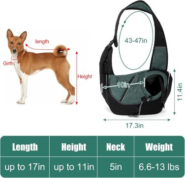 Сумка-слінг для собак NiCoLa: переноска для цуценят, чихуахуа, пуделів, бішон фрізе та котів. Ідеально для прогулянок, подорожей та відвідування ветеринара. Колір: сірий/чорний