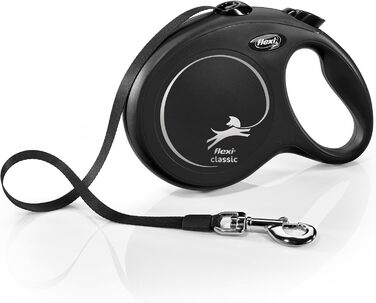 Рулетка для собак FLEXI Classic, 7,9 м, велика, чорна