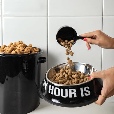 Миски для собак Fisura Dog Bar з нержавіючої сталі, рожеві та червоні, 500 мл + 1000 мл