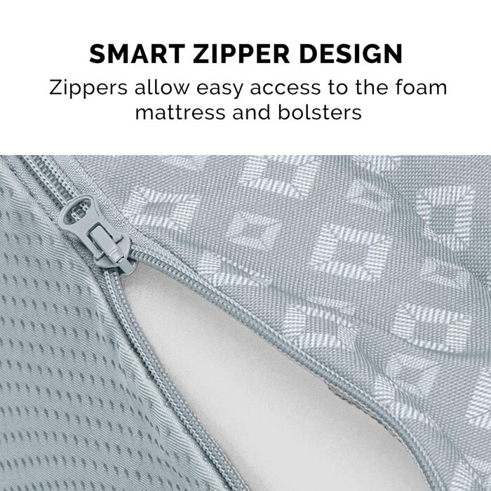 Кішечка Furhaven Trail Pup: зручне подорожнє ліжко для собак маленьких порід, з сумкою, водостійке, компактне, розмір S (76x51x15 см)