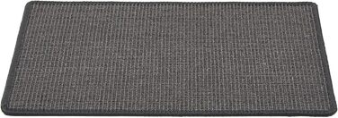 Килимок для котів з сизалю - коврик для дряпання, бежевий (антрацит, 30 x 40 см, набір 2 шт.)