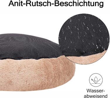 М'яке ліжко для собак та котів Tapsy - зручне, миється, 55 см, розмір M (40 x 34 см)