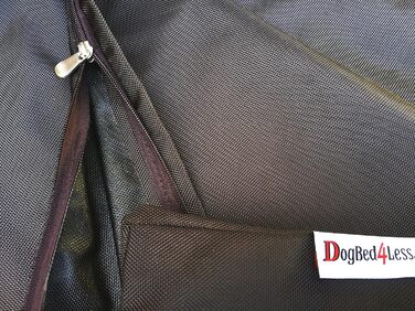 Чохол для лежака та подушки для собак і котів Dogbed4less, розмір L, 121,9x73,9 см, водонепроникний, з мікрозамші, коричневий, тільки чохли