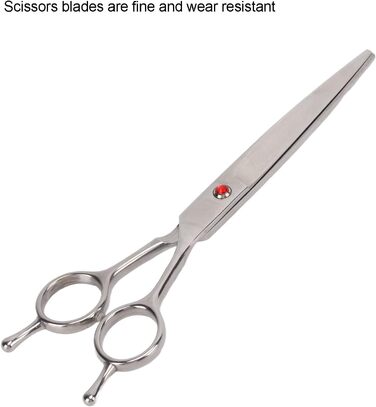 Прямі ножиці для грумінгу собак, ножиці для догляду за шерстю тварин з нержавіючої сталі з демпфером шуму. Прямі ножиці для собак та котів, ножиці для маленьких тварин, кроликів