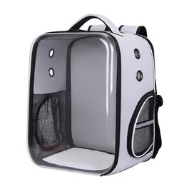 CIYODO Транспортна сумка для домашніх тварин: складана, прозора, з міцного PC та дихаючого Оксфорду. Підходить для собак та котів.