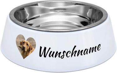 Миска для корму для собак PhotoFancy® з фотографією - персоналізована з власним дизайном (Layout 3)