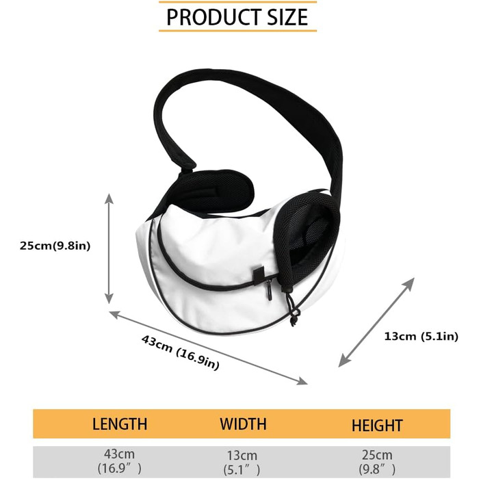 Персоналізована сумка-переноска для собак, з фото/текстом, для маленьких собак, Crossbody, для прогулянок та велосипеда