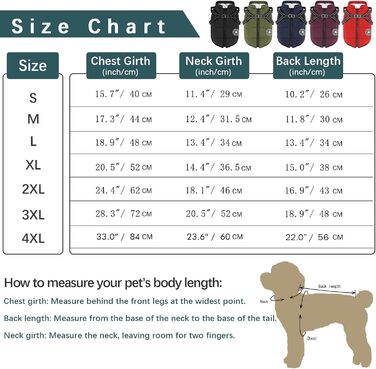 Зимова куртка для собак Aiboria: вітронепроникна, водонепроникна, 2-в-1, тепла, зелена, для цуценят та малих порід