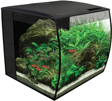 Акваріум Fluval Flex Nano 34 л, прісноводний, чорний колір