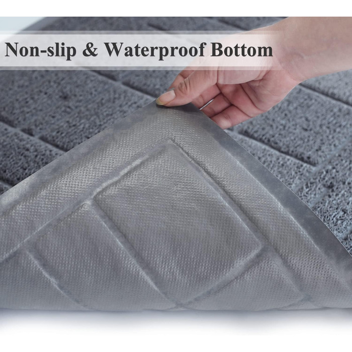 Килимок для котячого туалету VIVAGLORY, 90x60 см, сірий - миється, для збору наповнювача