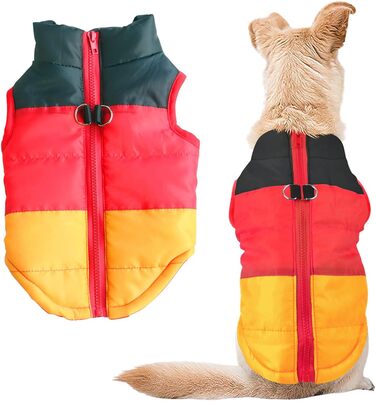 Зимовий одяг для собак Idepet: водонепроникний пуловер, куртка, теплий костюм для собак, XS, S, L (XS, жовтий)