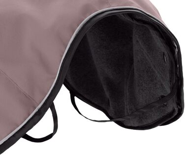 HUNTER Hundemantel Uppsala: рожевий теплий дощовик для собак, 2в1, розмір 35