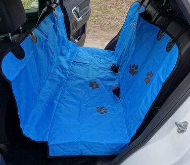 Callieway Автоковдра для собак, плед для пікніків з м'якими лапками (блакитний)