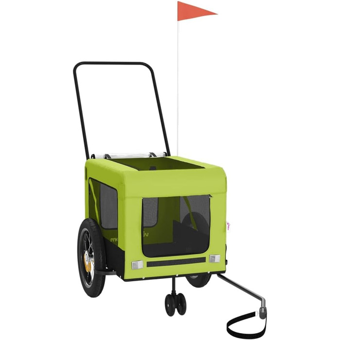 Причіп для велосипеда Gecheer: вантажний, для собак, зелений, 135x68.5x73.5 см