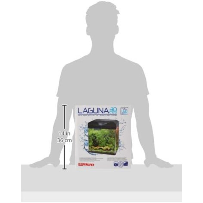 Світильник LED Wave Laguna 30 см, 18 Вт, для акваріума