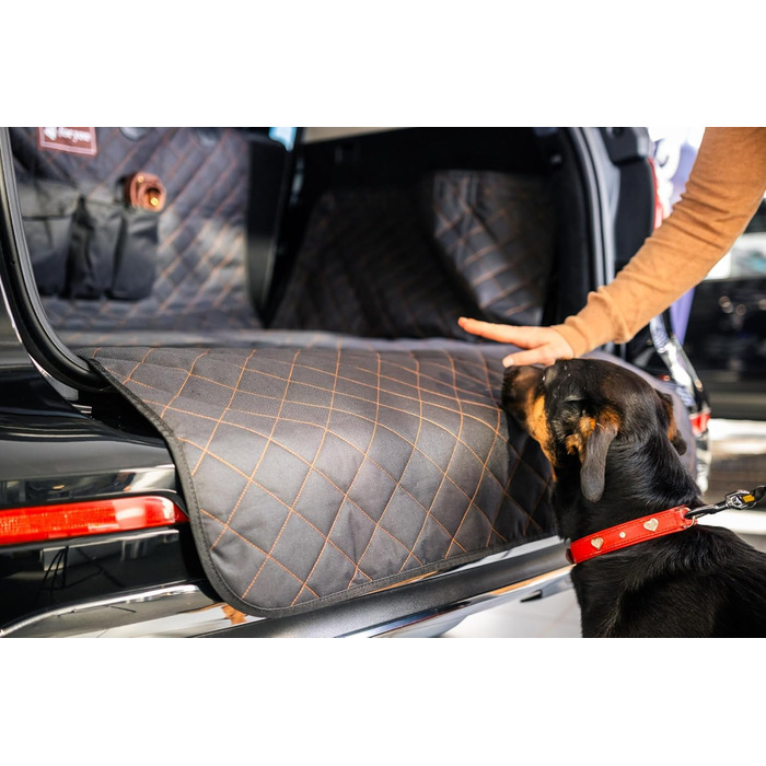 Захист для багажника з захистом краю вантажного отвору foryou® + килимок для собак - універсальний захист багажника для собак, водовідштовхувальний, стійкий до подряпин, преміум якість, Made in Germany