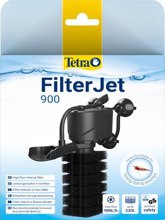 Tetra FilterJet 900: Внутрішній акваріумний фільтр з насиченням киснем до 120л