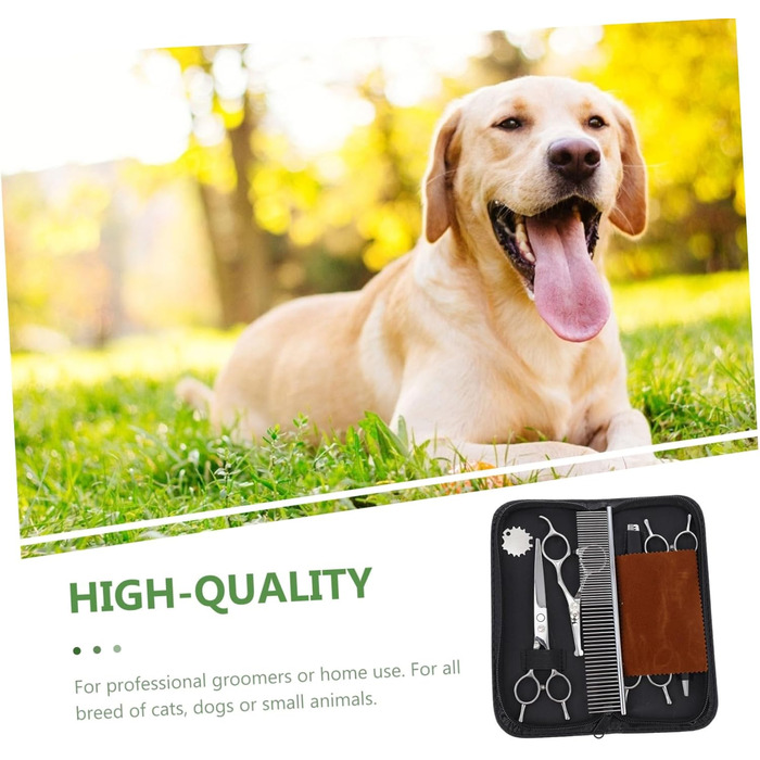 Набір для грумінгу собак: машинка для стрижки, ножиці для шерсті, професійний набір для догляду за собаками, нержавіюча сталь