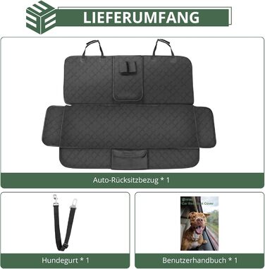 Захист для автосидіння для собак EYPINS: водовідштовхувальний, антиковзкий, 137x125 см, універсальний