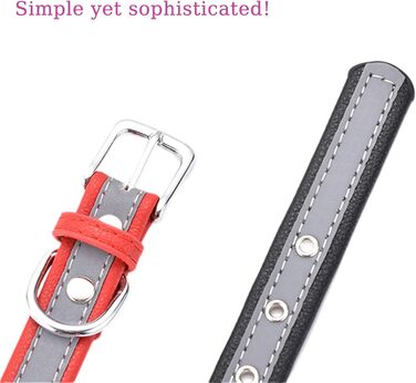 Yonsbox Персоналізоване світловідбиваче відбиваче для собак та котів – Легке, міцне мікрофіброве ошийник з гравіюванням, тихим ID-значком та світловідбиваючою строчкою безпеки – 6 розмірів (XS–XXL) Фіолетовий M: 29-38 см (підходить для 6-10 кг)