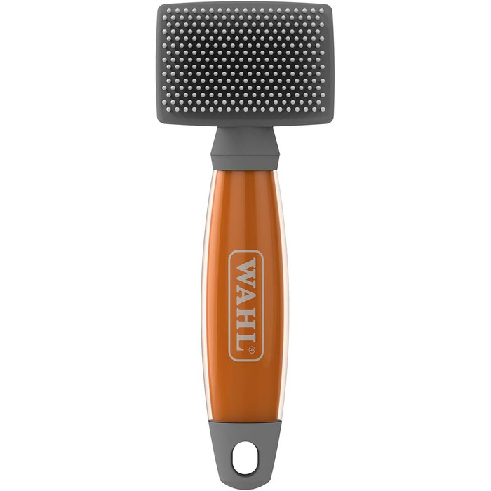 Щітка Wahl для грумінгу з нейлону, професійна для собак та котів, для догляду за шерстю, з гелевою ручкою (S, упаковка 1)