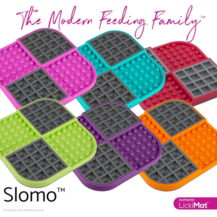 INDUSTRIPET Lickimat Slomo - годівниця для котів, бірюзовий